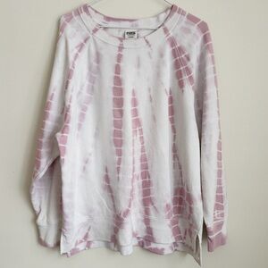 PINK | Tie Dye Oversized Crewneck